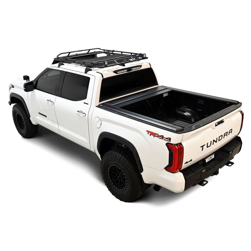 Westin Manual Retractable Tonneau Cover 22-26 Toyota Tundra 5.5ft Bed Black thumbnail 4