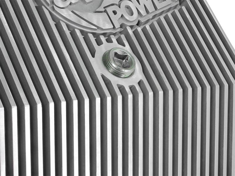 aFe Automatic Transmission Pans 46-70120-1 Oil Pan, Aluminum, Natural, Deep, +7.5 qts. Capacity, Ford, 5R110, Each thumbnail 9
