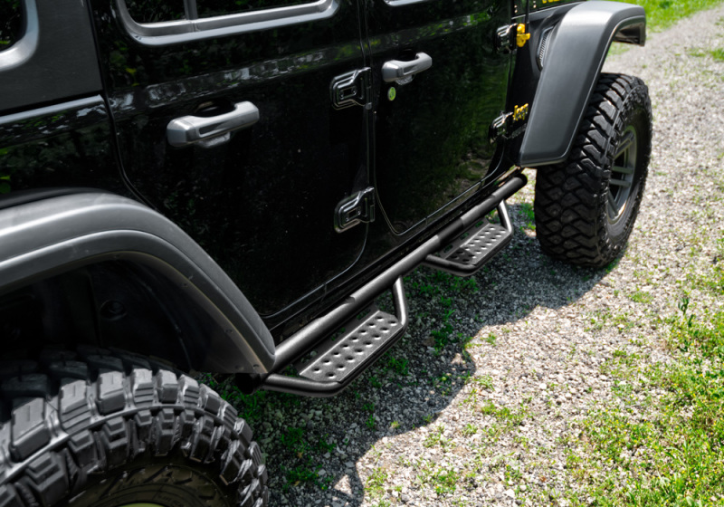 N-Fab RS Nerf Step 18-21 Jeep Wrangler JL (2 Door) - Crew Cab - Tex. Black thumbnail 3
