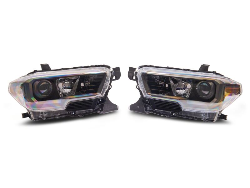 Raxiom 16-23 Toyota Tacoma Axial Series OE Replacement Headlights- Black Housing- Clear Lens thumbnail 2