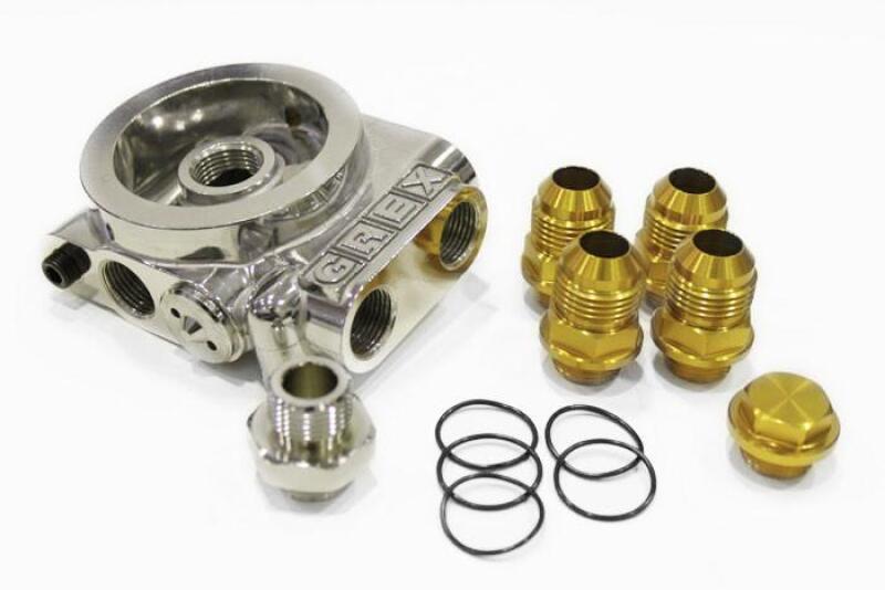 GReddy TYPE-I Oil Filter Relocation Block - Uses M20xP1.5 Oil Filter thumbnail 5