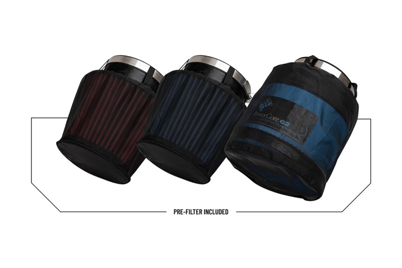 Corsa 2021-2025 Ford Bronco 2.7L Cold Air Intake With DryTech 3D Dry Filter
