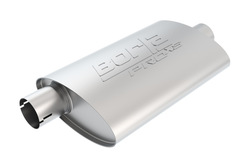 Borla Pro-XS 2in Tubing 14in x 4in x 9.5in Oval Offset/Offset Muffler