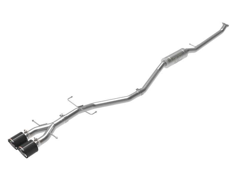 aFe Takeda 2.5in 304SS Cat-Back Exhaust System 17-20 Honda Civic SI Coupe L4-1.5L (t) thumbnail 2