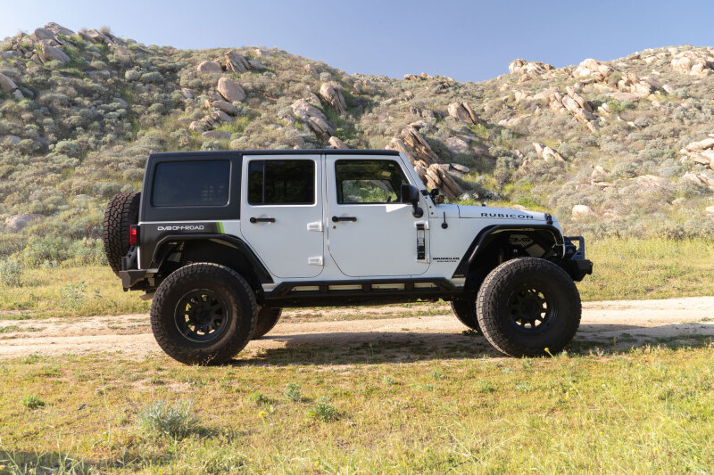 DV8 Offroad 2007-2018 Jeep Wrangler JK 4-Door Rock Sliders thumbnail 4