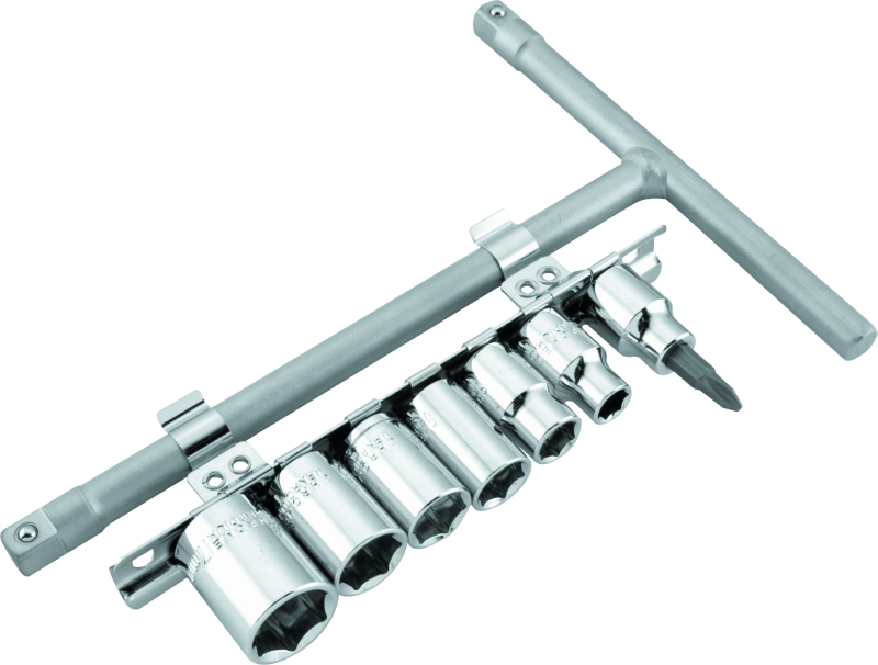 BikeMaster 3/8in Drive T-handle Set (8mm/10mm/12mm/13mm/14mm/17mm/#2 Phillips) thumbnail 2