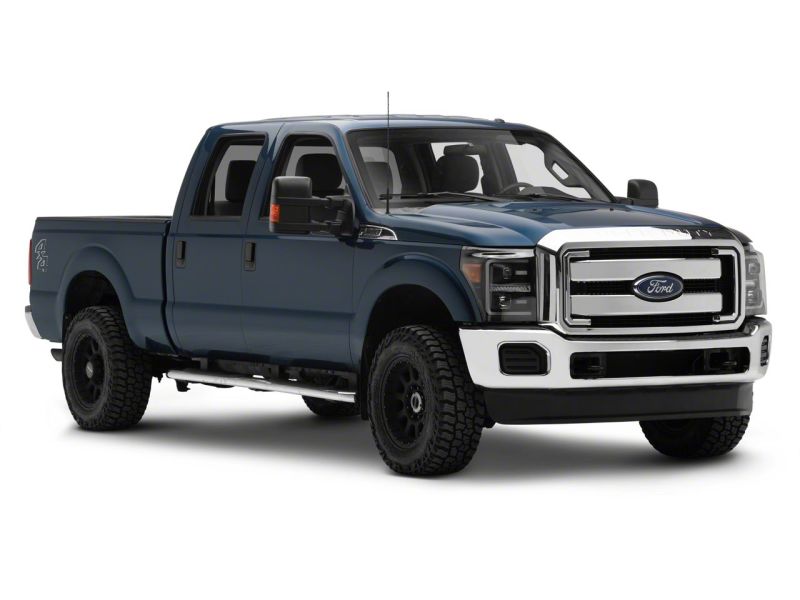Raxiom 11-16 Ford F-250 Super Duty LED Projector Headlights - Black Housing (Clear Lens) thumbnail 4