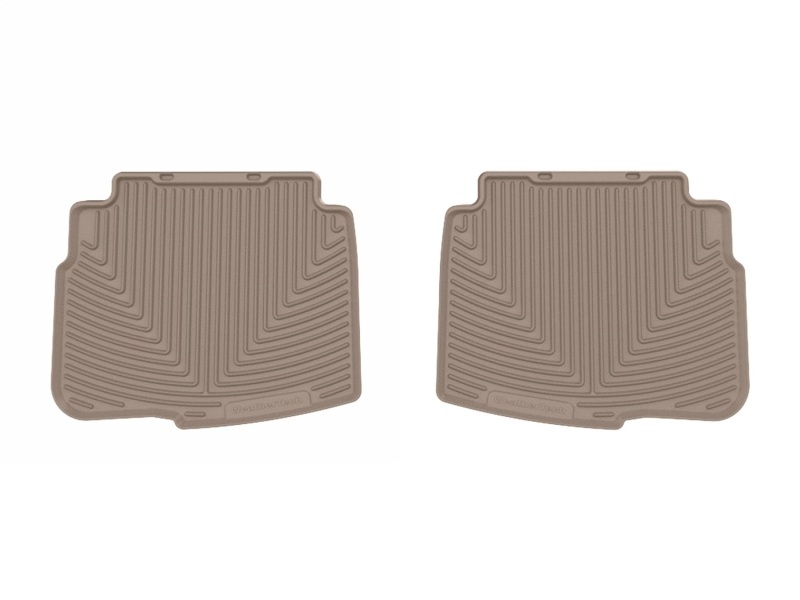 WT Rubber Mats - Rear - Tan