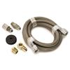 Autometer #4 Braided SS Line (-4AN) 6ft -4AN and 1/8in NPTF Fittings thumbnail 6