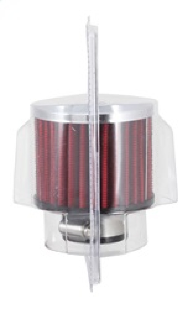 K&N 1.25in Flange ID x 3in OD x 2.5in H Rubber Base Crankcase Vent Filter thumbnail 7
