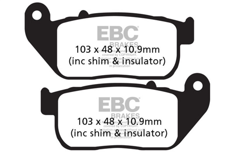EBC 04-06 Harley-Davidson Sportster XL 883 Organic Brake Pads