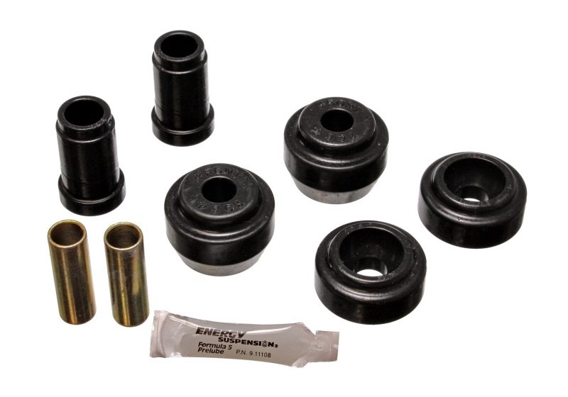 Energy Suspension 81-90 Dodge/Chrysler/Plymouth Black Front Lower and Upper Control Arm Bushing Set thumbnail 3