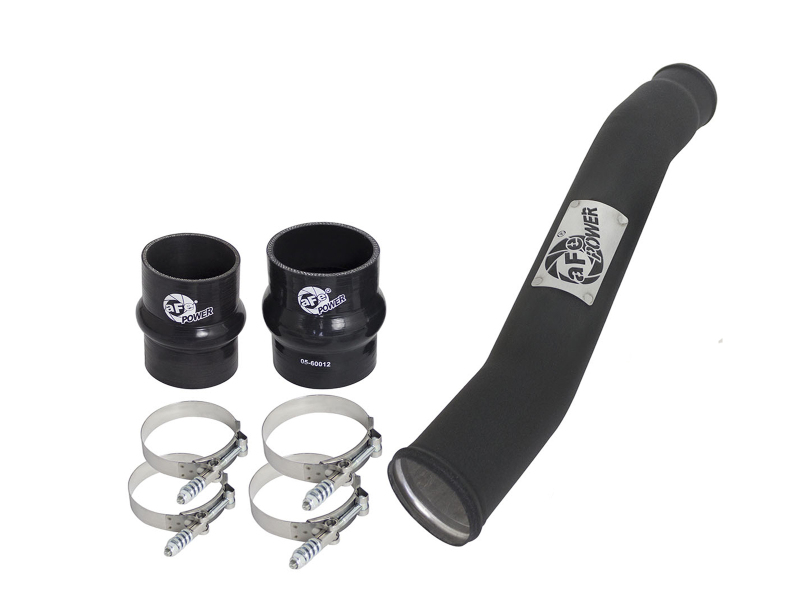 BladeRunner 3 IN Aluminum Hot Charge Pipe Black