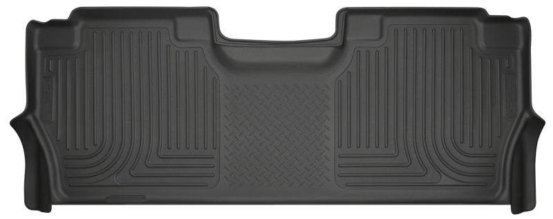 Husky Liners 21-23 Ford F-150 CC SC / 2017 Ford SD CC WeatherBeater Rear Floor Liners - Black thumbnail 7