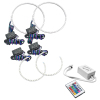 Oracle Dodge Durango 11-13 Halo Kit - ColorSHIFT w/ Simple Controller thumbnail 7