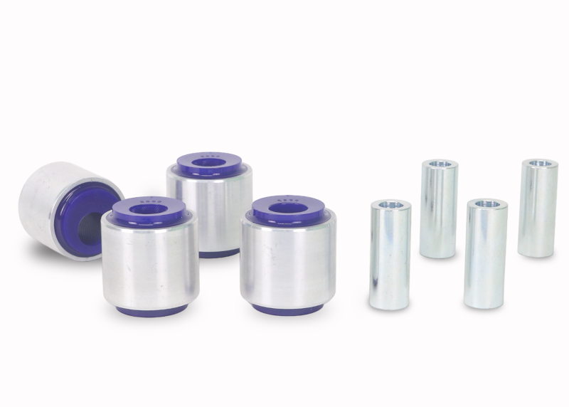SuperPro 1999 Land Rover Discovery SD Front Radius Arm-to-Diff Bushing Set - Caster 1.5in Lift