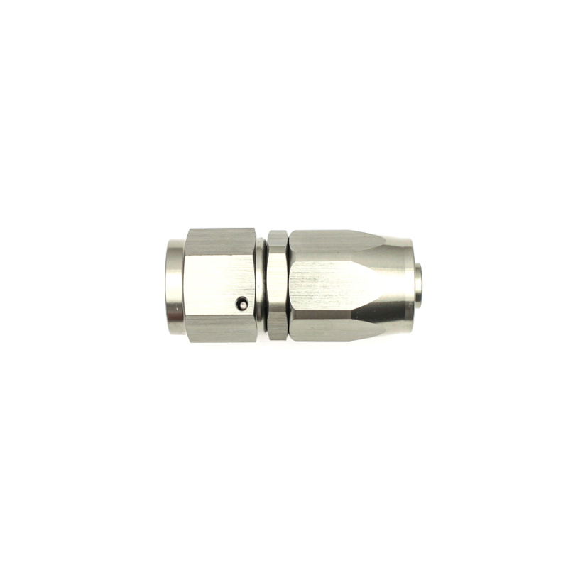 DeatschWerks 8AN Female Swivel Straight Hose End CPE - Anodized Matte Black thumbnail 6