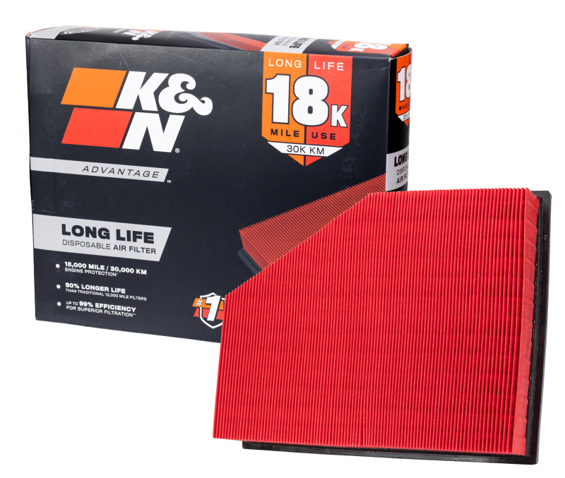 K&N Advantage Air Filter 18K Miles BMW 740I L4-3.0L F/I 2015-2026 thumbnail 3