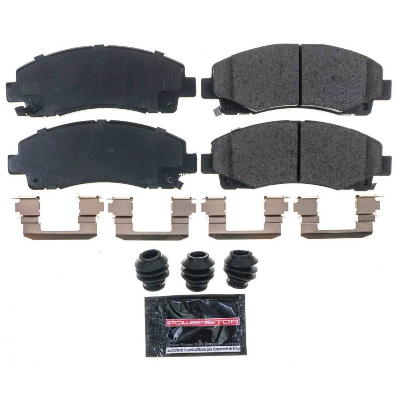 Power Stop 09-14 Acura TL Front Z23 Coated Kit w/Calipers (2x psbJBR1383EVC, 1x psbZ23-1102, 1x psbS3102) thumbnail 4