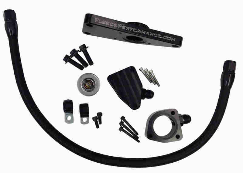 Fleece Performance 03-07 Dodge 5.9L / 04.5-12 6.7L Cummins Coolant Bypass Kit (03-07 Manual Trans)
Coolant Bypass Kit