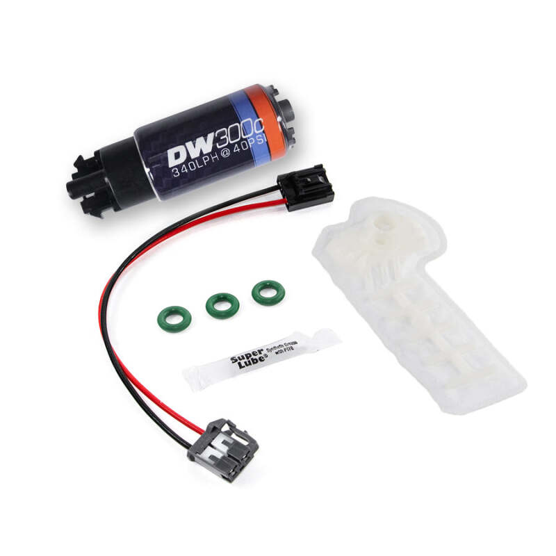 DeatschWerks 340lph DW300C Compact Fuel Pump w/ 02-06 RSX Set Up Kit (w/o Mounting Clips) thumbnail 2
