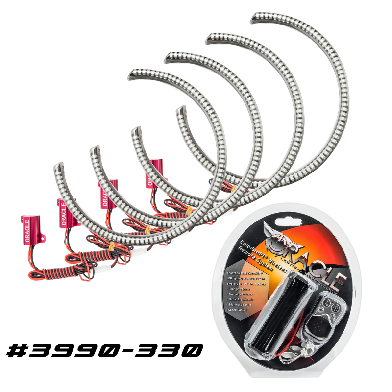 Oracle Dodge Challenger 15-21 LED Waterproof Halo Kit - ColorSHIFT thumbnail 6