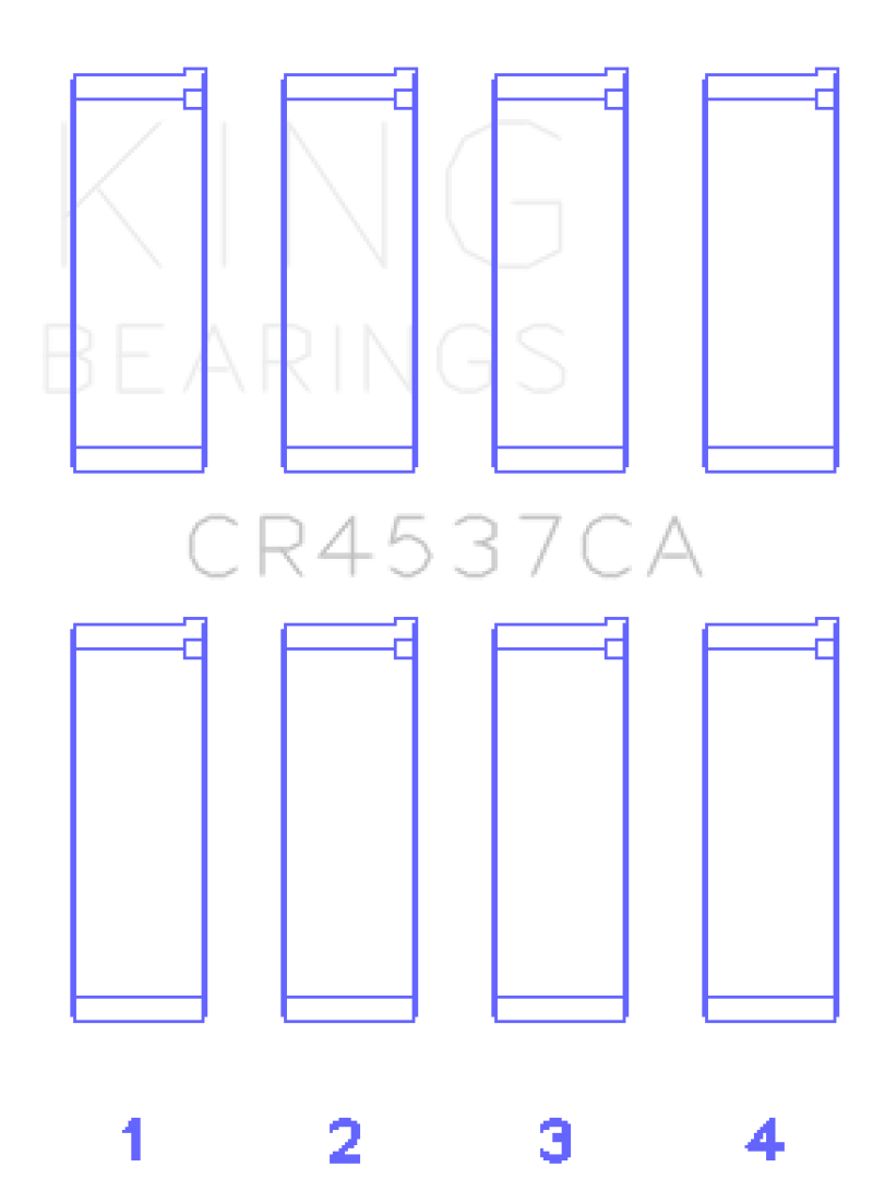 King Engine Bearings Mini Cooper S/Cooper S Conv/Works W10B16A Rod Bearing Set - Size STD thumbnail 2