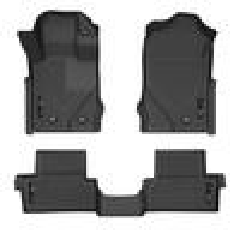 Husky Liners 2021 Ford Bronco 2 Door Weatherbeater Front & 2nd Seat Floor Liners - Black thumbnail 3