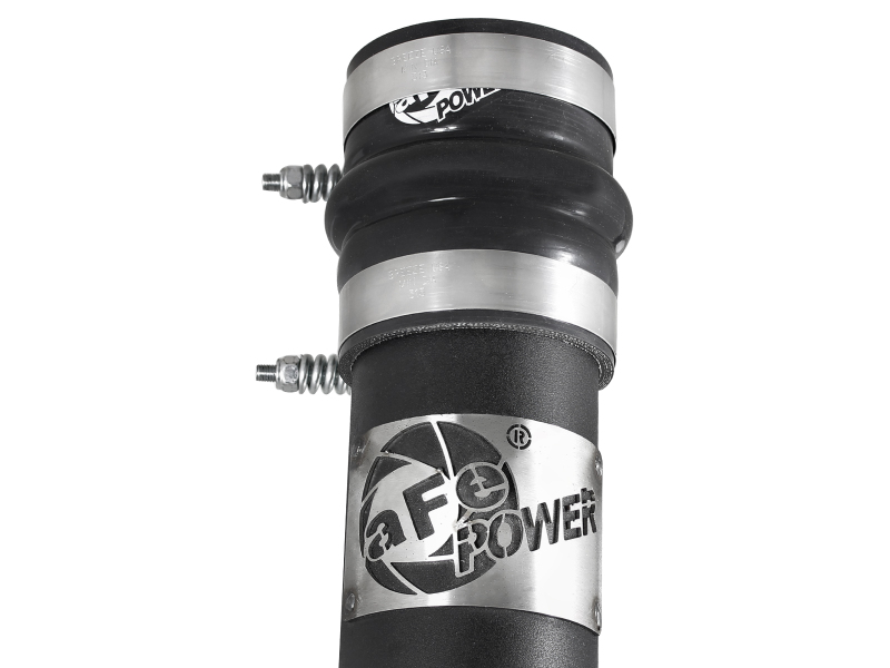 BladeRunner 3 IN Aluminum Hot Charge Pipe Black