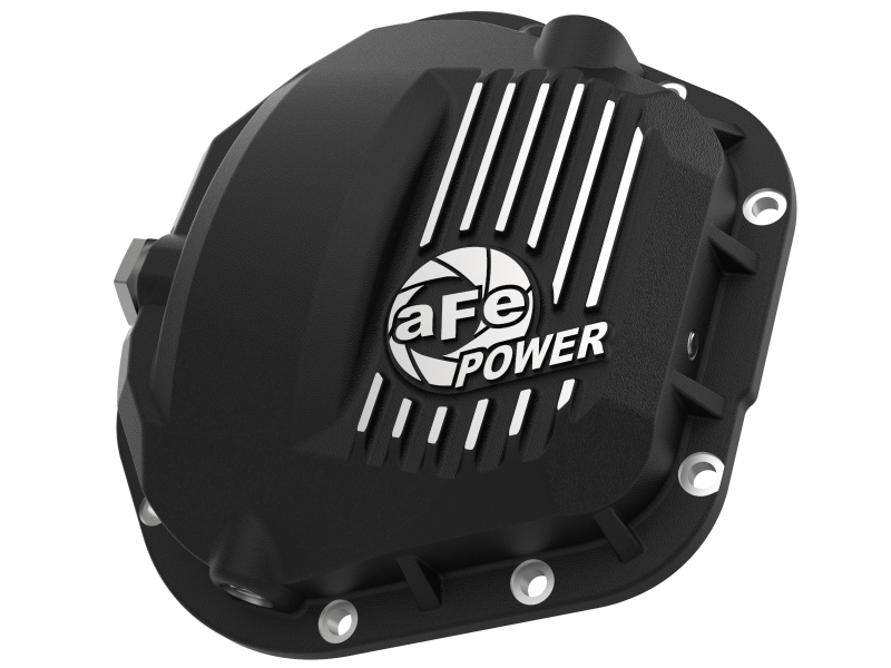 aFe Pro Series Dana 60 Front Differential Cover Black w/ Machined Fins 17-20 Ford Trucks (Dana 60) thumbnail 2