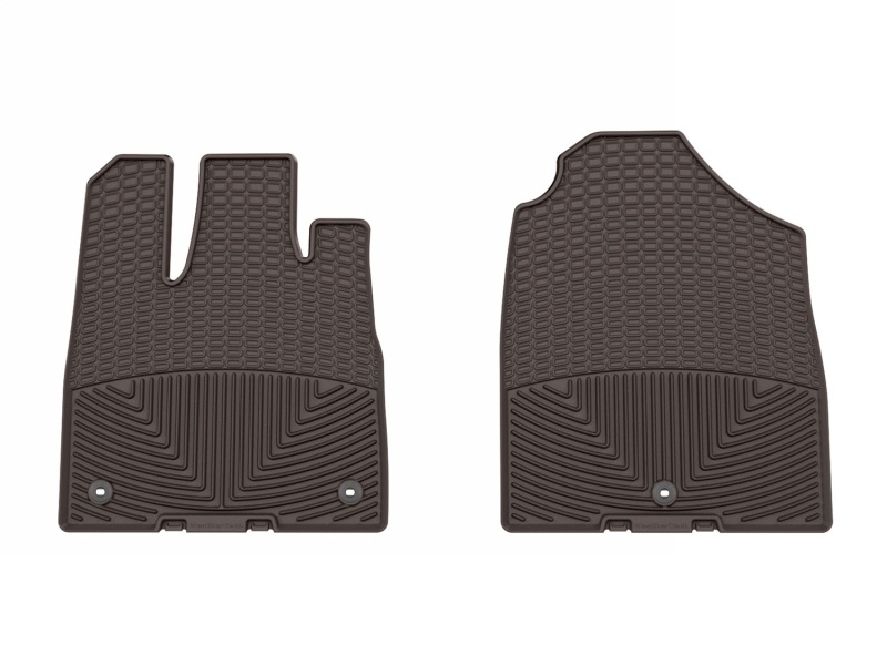 WT Rubber Mats - Front - Cocoa