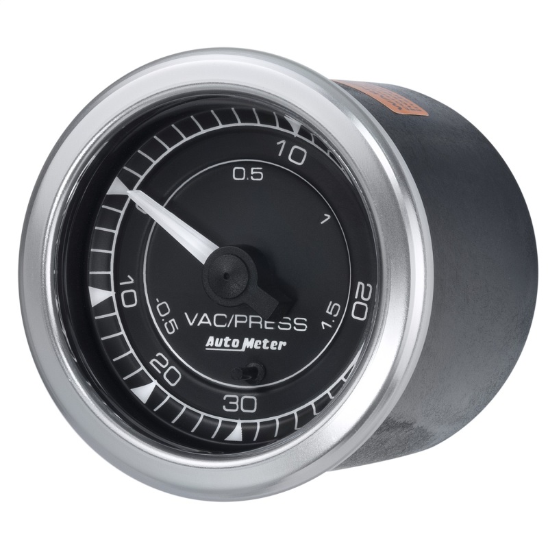 Autometer Chrono 2-1/16in 30INHG-30PSI Vacuum/Boost Gauge
