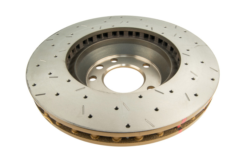 DBA HD Series 4000XS Brake Rotors for 2003-2018 CAYENNE, 2007-2015 Q7, 2004-2012 TOUAREG - DBA42246XS Disc Rotor, Cross-Drilled, Slotted, 4000 XS Series, Uni-Directional, Audi, Porsche, VW, Front, Each thumbnail 4
