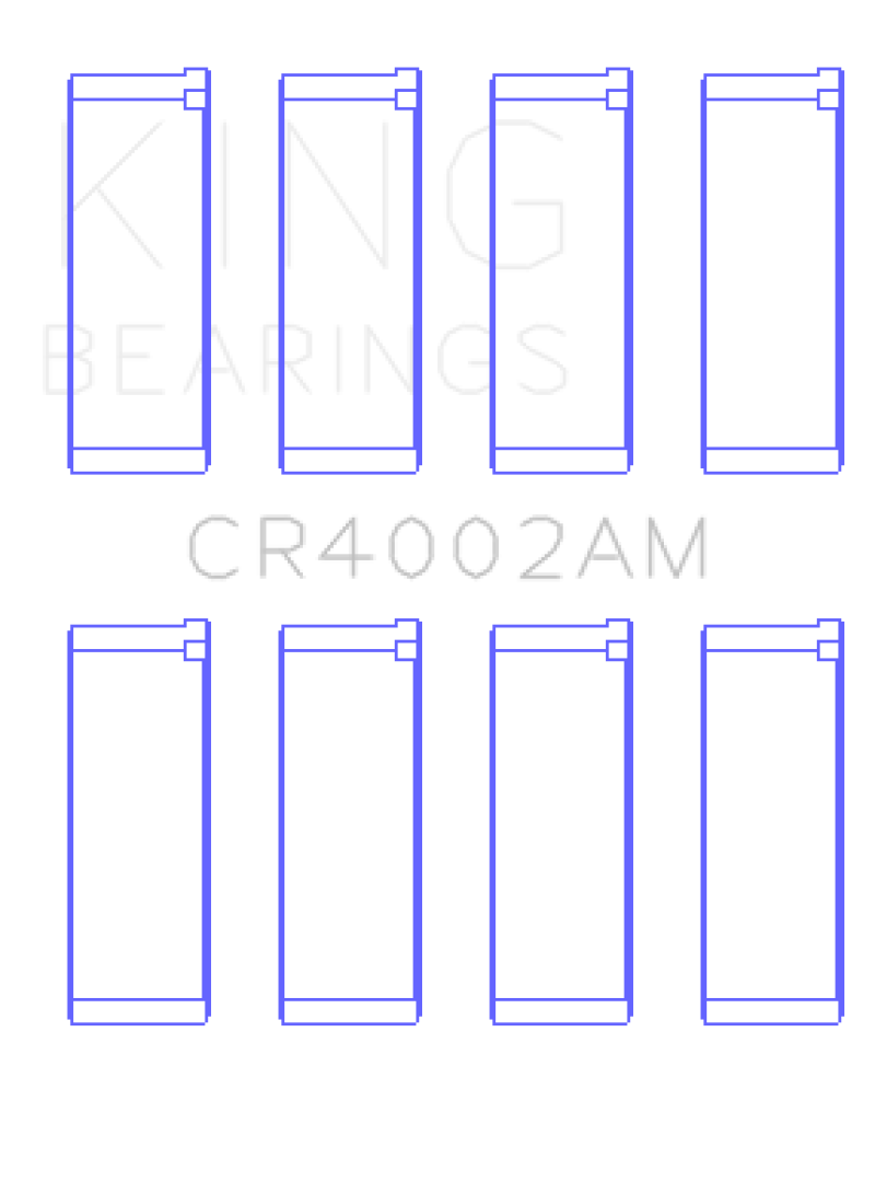 King Ford/Kia/Mazda DOHC 16 Valve/SOHC 16 Valve/SOHC 8 Valve (Size +0.5) Rod Bearing Set thumbnail 2