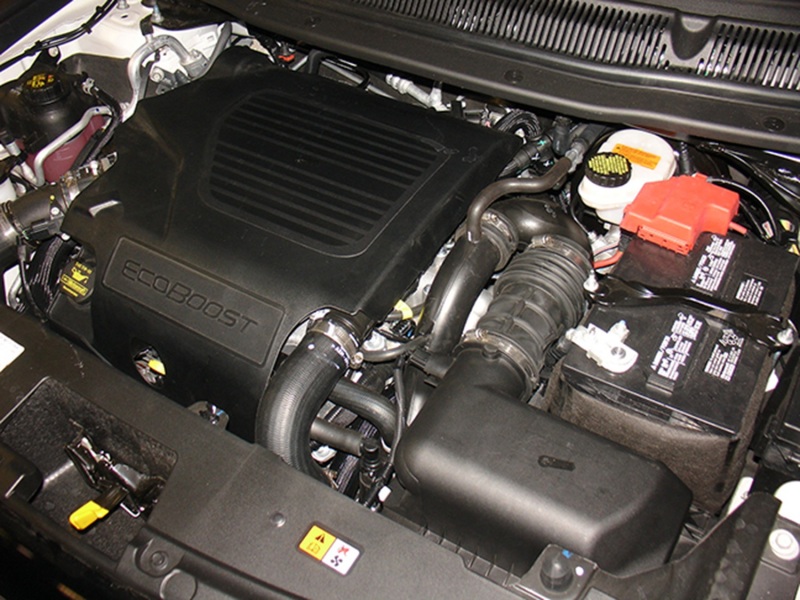 Injen 13 Ford Explorer Sport 3.5L EcoBoost V6 Wrinkle Black Tuned Intake w/ Dry Web Filter thumbnail 5