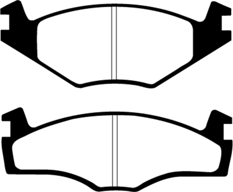 EBC 84-95 Volkswagen Golf 1.8 Yellowstuff Front Brake Pads thumbnail 4