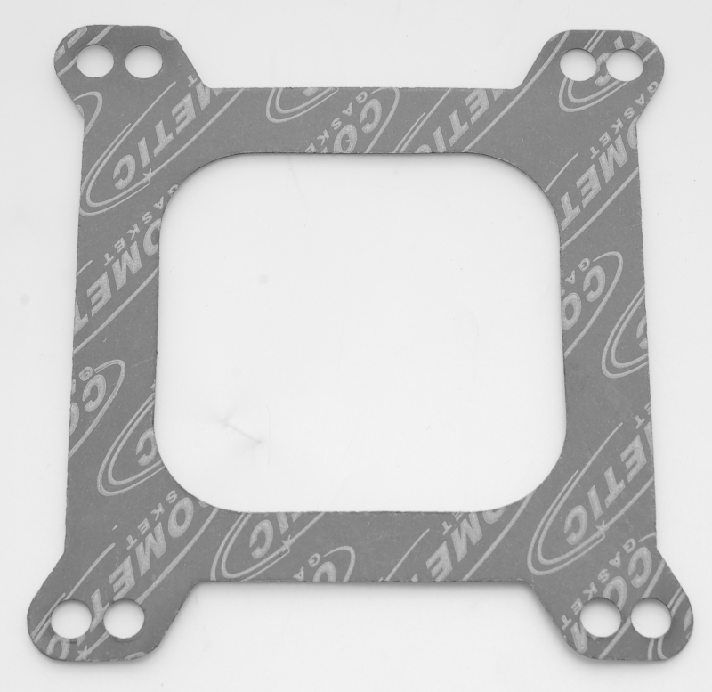 Cometic Holley 4 Barrel 4150 Style .047in Fiber Carburetor Gasket - 3.770in x 3.880in - Open Plenum thumbnail 3