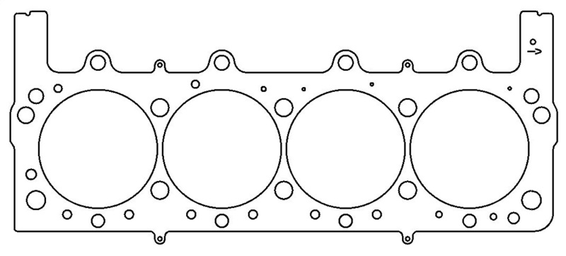 Cometic Ford 460 Pro Stock 4.685in Bore .051 inch MLS-RH A500 Block Head Gasket thumbnail 8