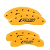 MGP 4 Caliper Covers Engraved Front & Rear Gen 5/RS Yellow finish black ch thumbnail 8