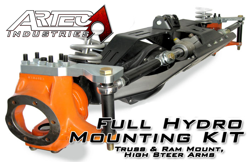 Artec Industries Full Hydro Mounting Kits TR6102 Dana 60 KIT 78-79 Ford Ultimate Arms for OEM, Reid knuckles, High Steer Arms, Knuckle bolt thumbnail 5