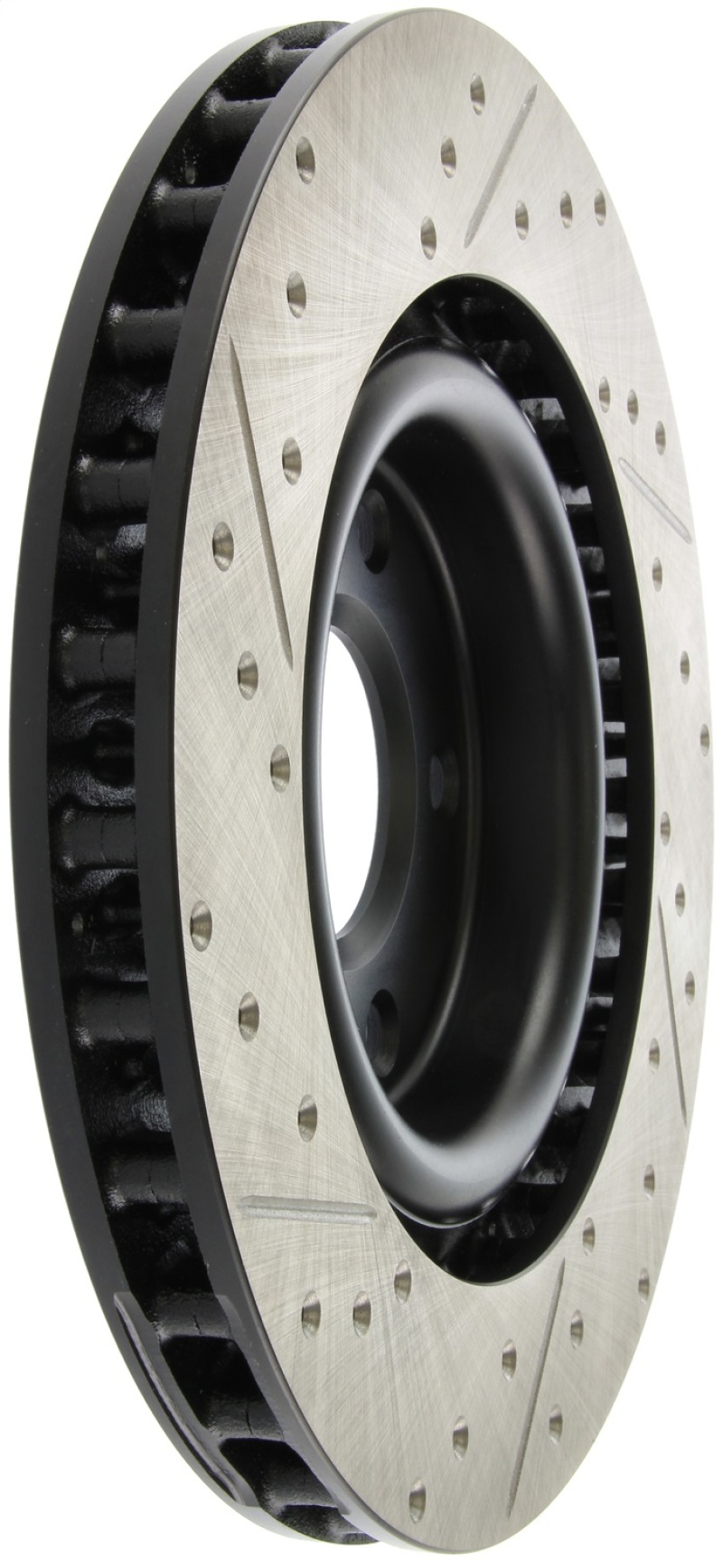 StopTech Power Slot 05-07 Cadillac XLR / 06-09 Chevy Corvette Front Left Drilled & Slotted Rotors thumbnail 5