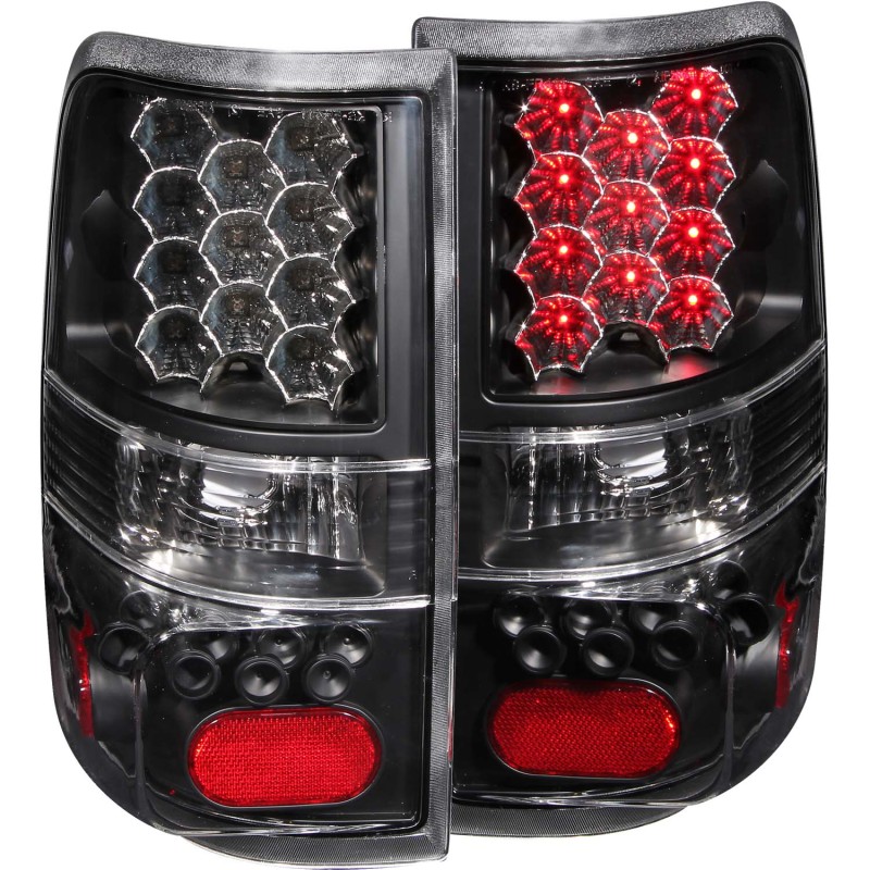 ANZO 2004-2008 Ford F-150 LED Taillights Black thumbnail 4