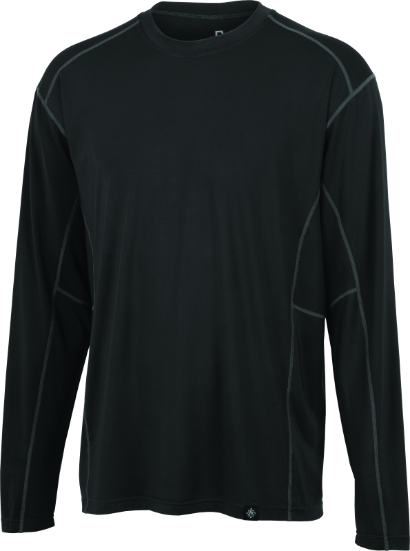 FIRSTGEAR Base Layer Shirt Lightweight Long-Sleeve Dark Grey - 2XL thumbnail 2