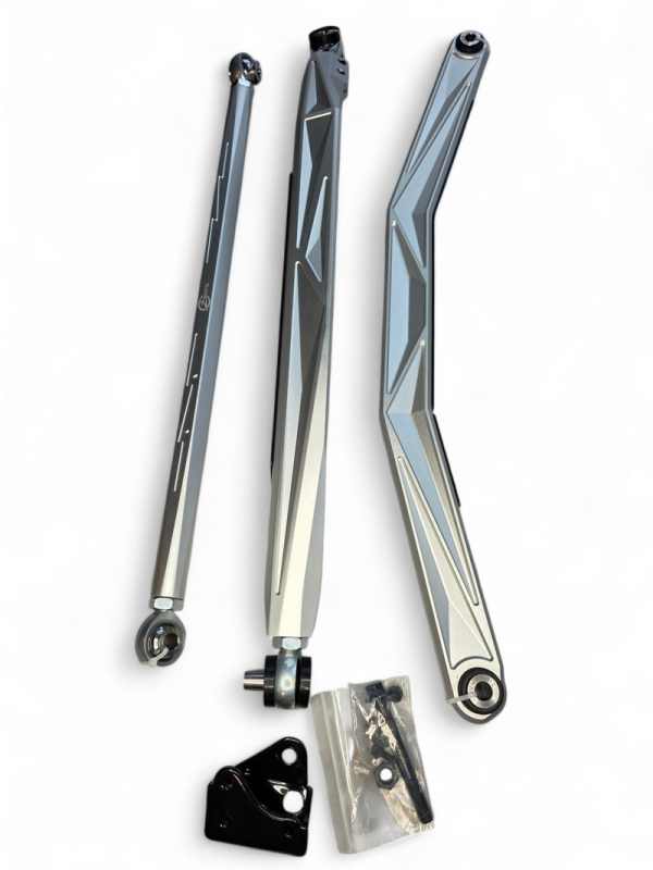 Elektric Offroad 2024+ Can Am Maverick R Volt Billet Radius Rods Anodized Clear