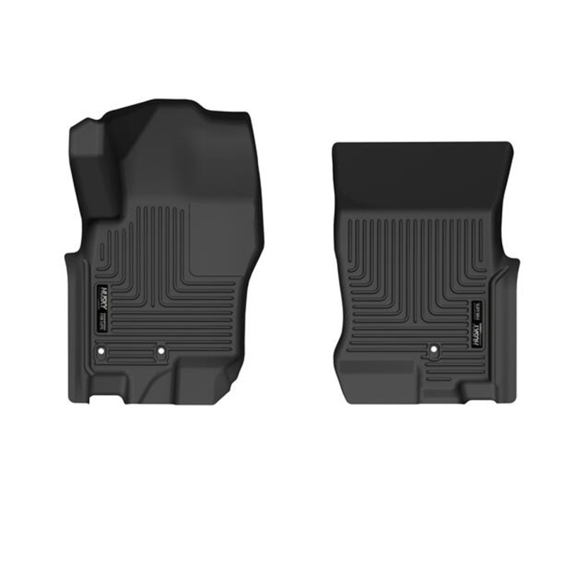 Husky Liners 08-21 Nissan Frontier Crew Cab WeatherBeater Front Row Black Floor Liners thumbnail 2