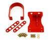 BMR 10-15 5th Gen Camaro V8 Manual/V6 Automatic Front Driveshaft Safety Loop - Red thumbnail 3