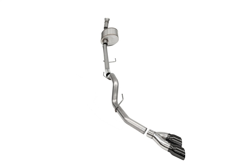 Corsa 2021-2025 Ford F-150 Regular Cab/ 8in Bed 5.0L V8 Xtreme Cat-Back Single Side Exit-Black PVD