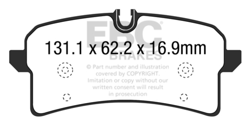 EBC S13 Brake Pad and Rotor Kit (1x ebcDP42204R, 1x ebcRK2058) thumbnail 3