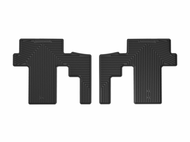 WT Rubber Mats - Rear - Blk