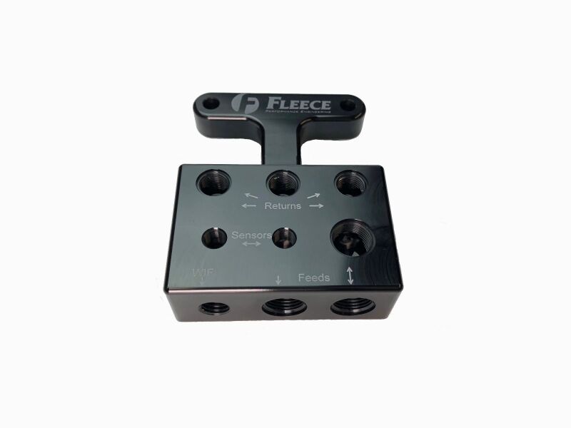 Fleece Performance 03-07 Dodge 5.9L / 07.5-09 6.7L Cummins 3rd Gen Fuel Distribution Block thumbnail 4